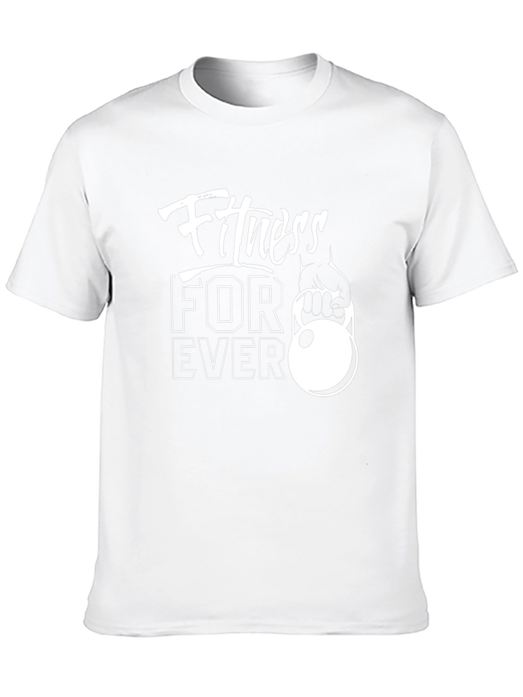 Fitness Forever Black Graphic T-Shirt