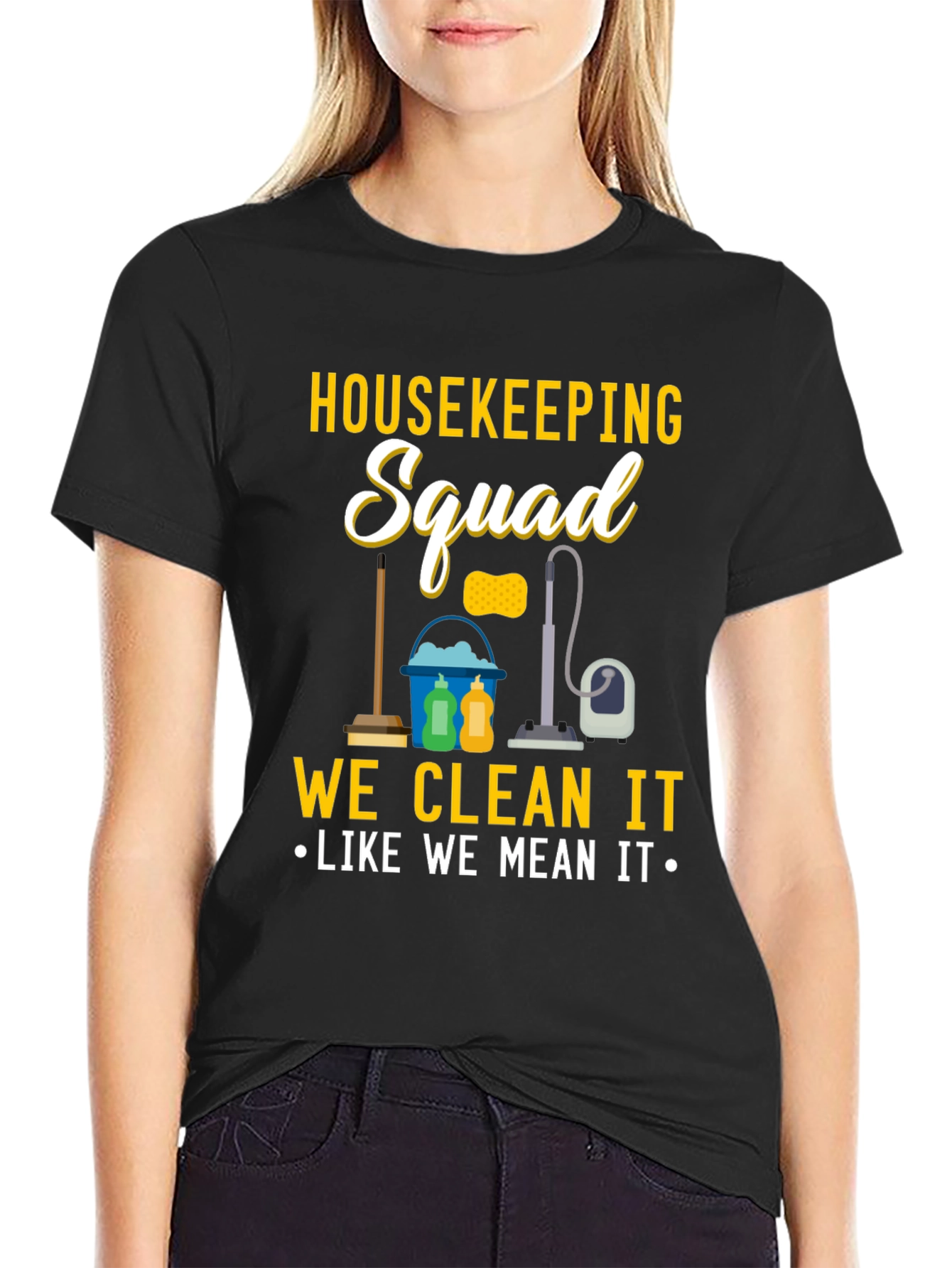 Housekeeping Squad T-Shirt - Cleaning Crew Apparel