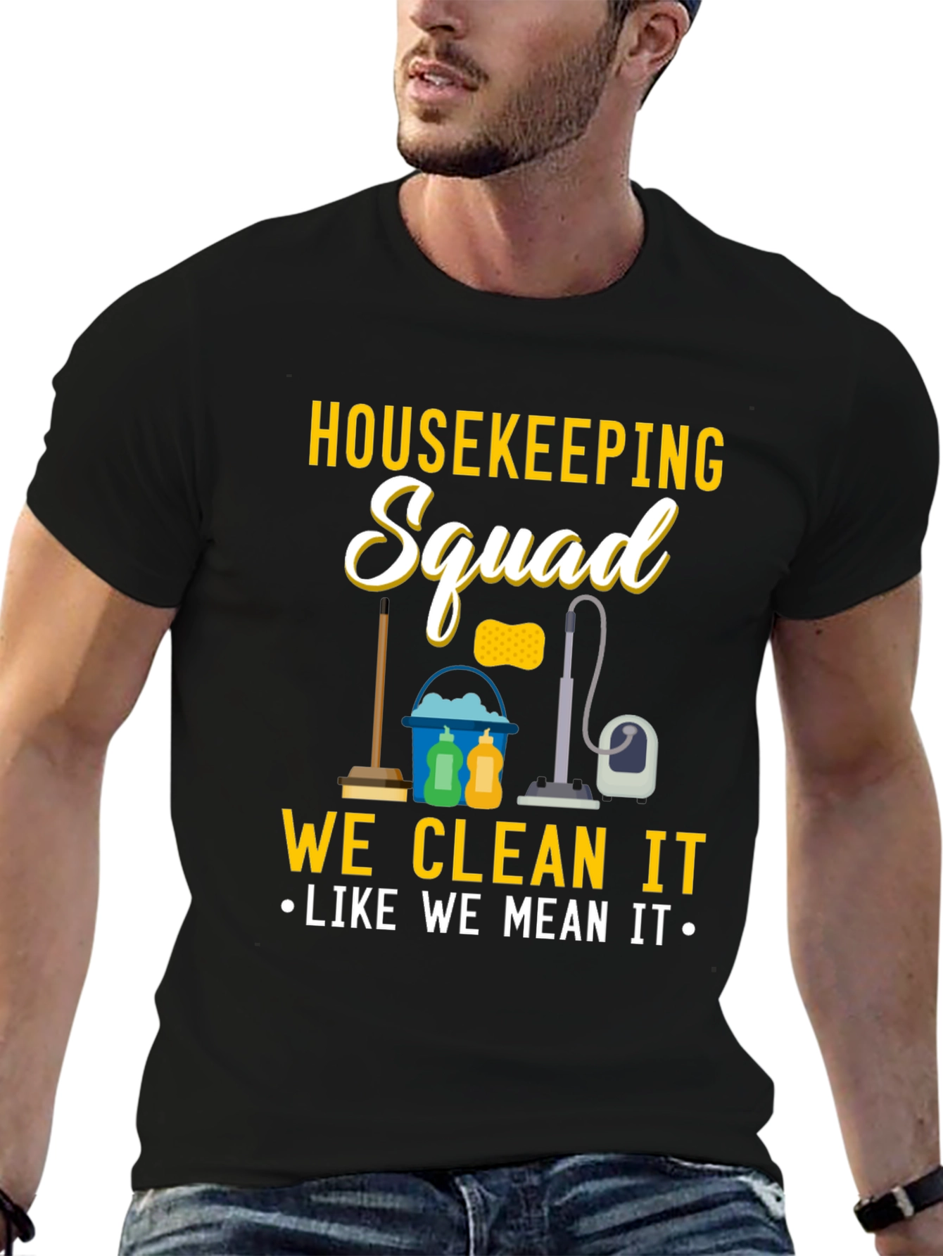 Housekeeping Squad T-Shirt - Cleaning Crew Apparel