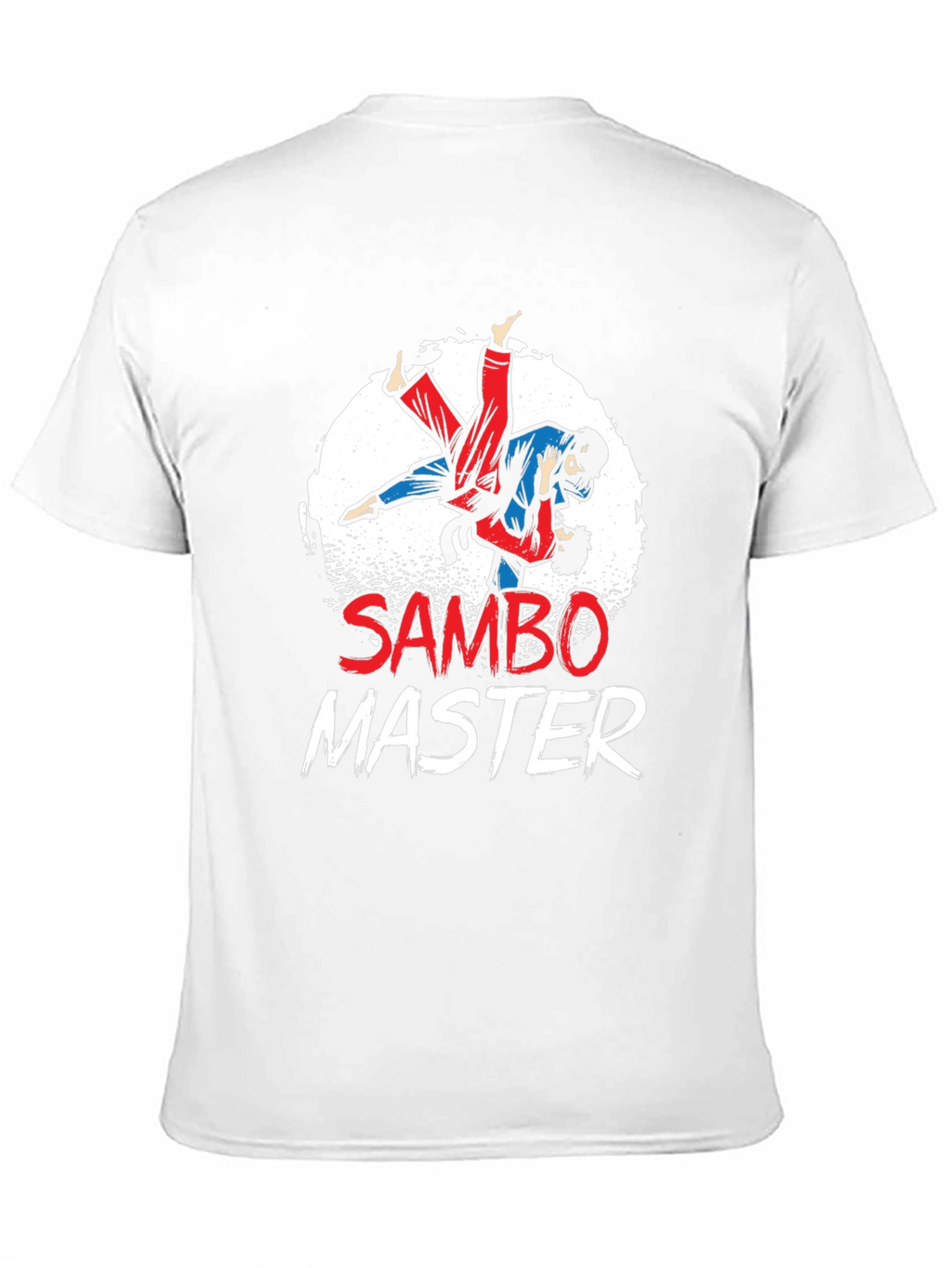 Sambo Master T-Shirt Black Cotton Martial Arts