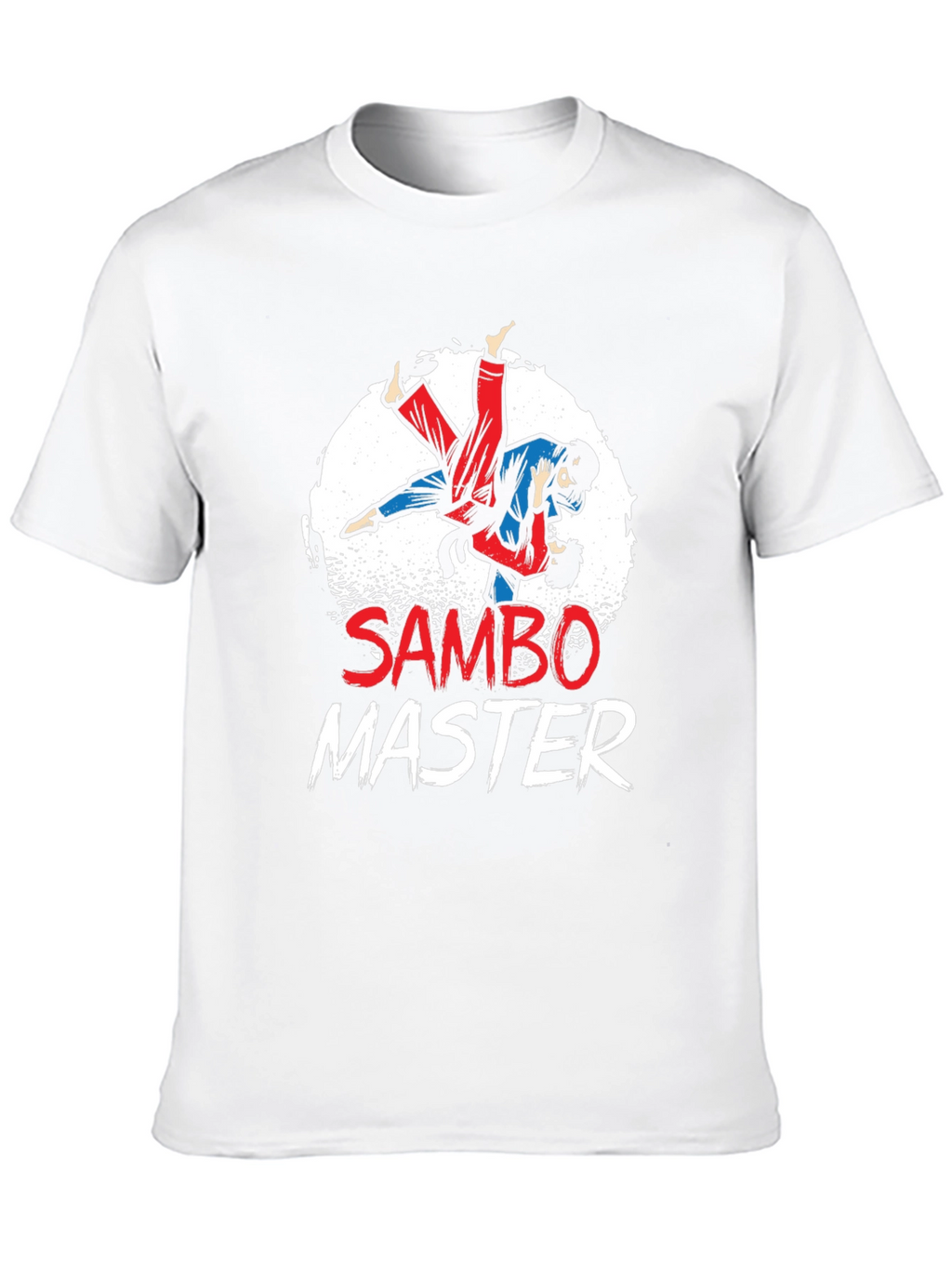 Sambo Master T-Shirt Black Cotton Martial Arts