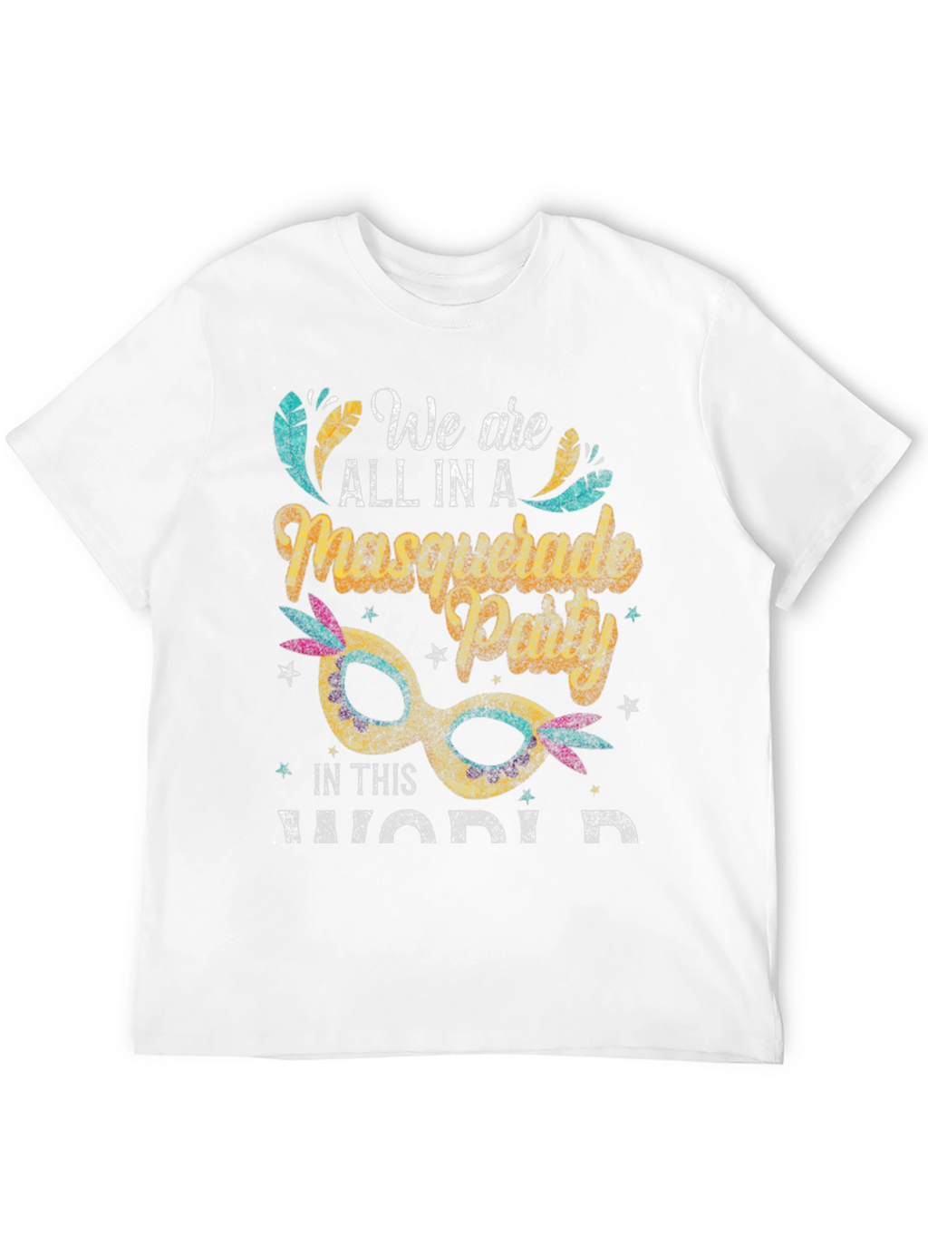 Masquerade Party Graphic T-Shirt