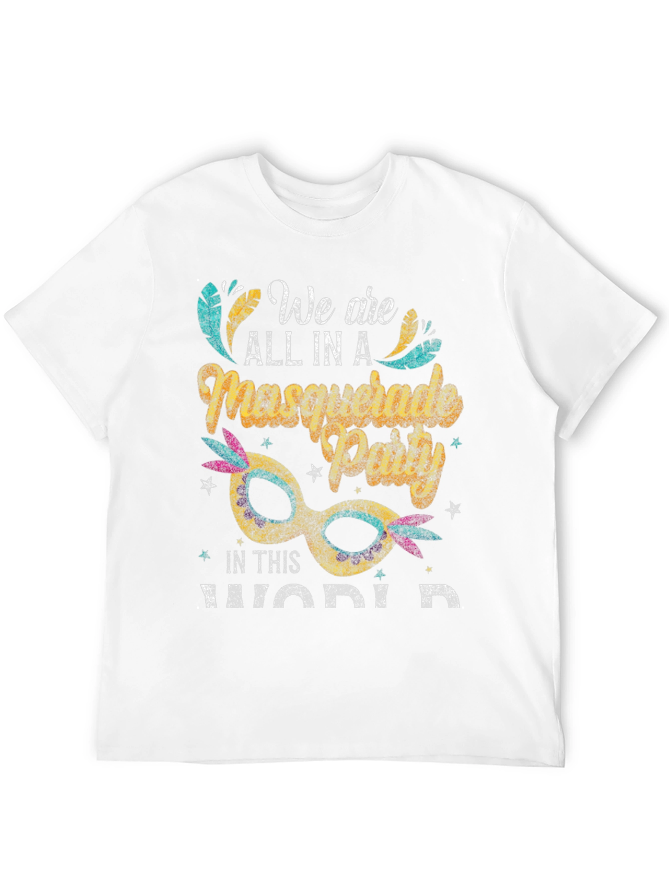 Masquerade Party Graphic T-Shirt