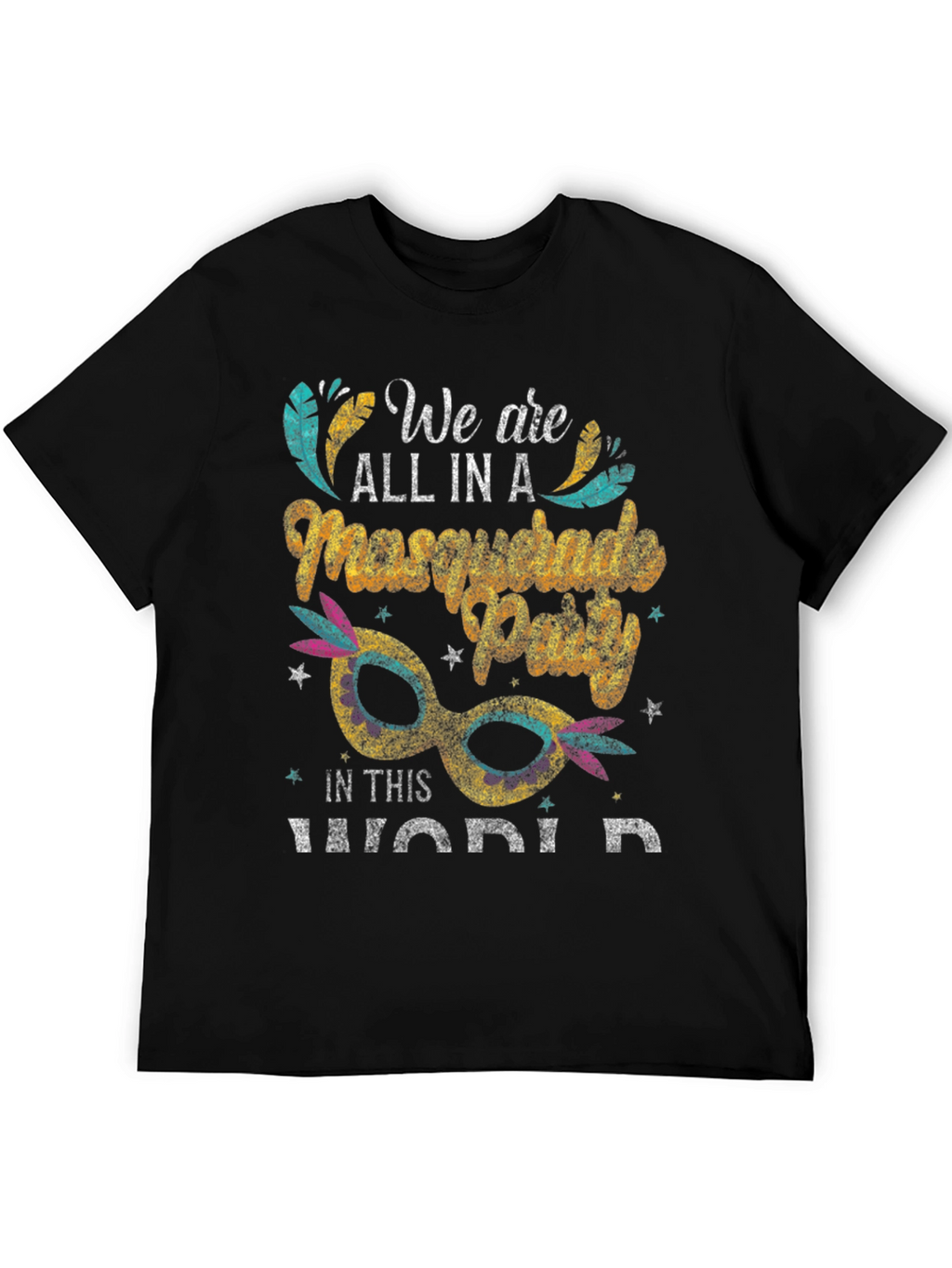 Masquerade Party Graphic T-Shirt