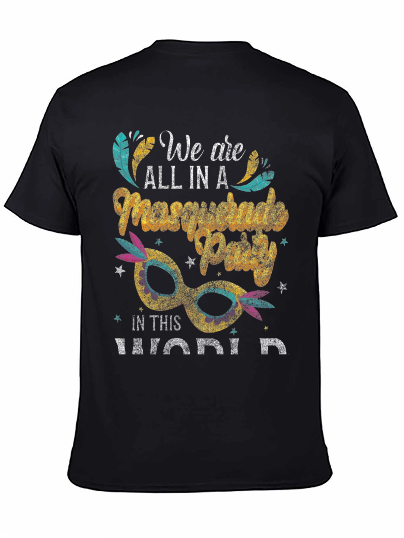 Masquerade Party Graphic T-Shirt