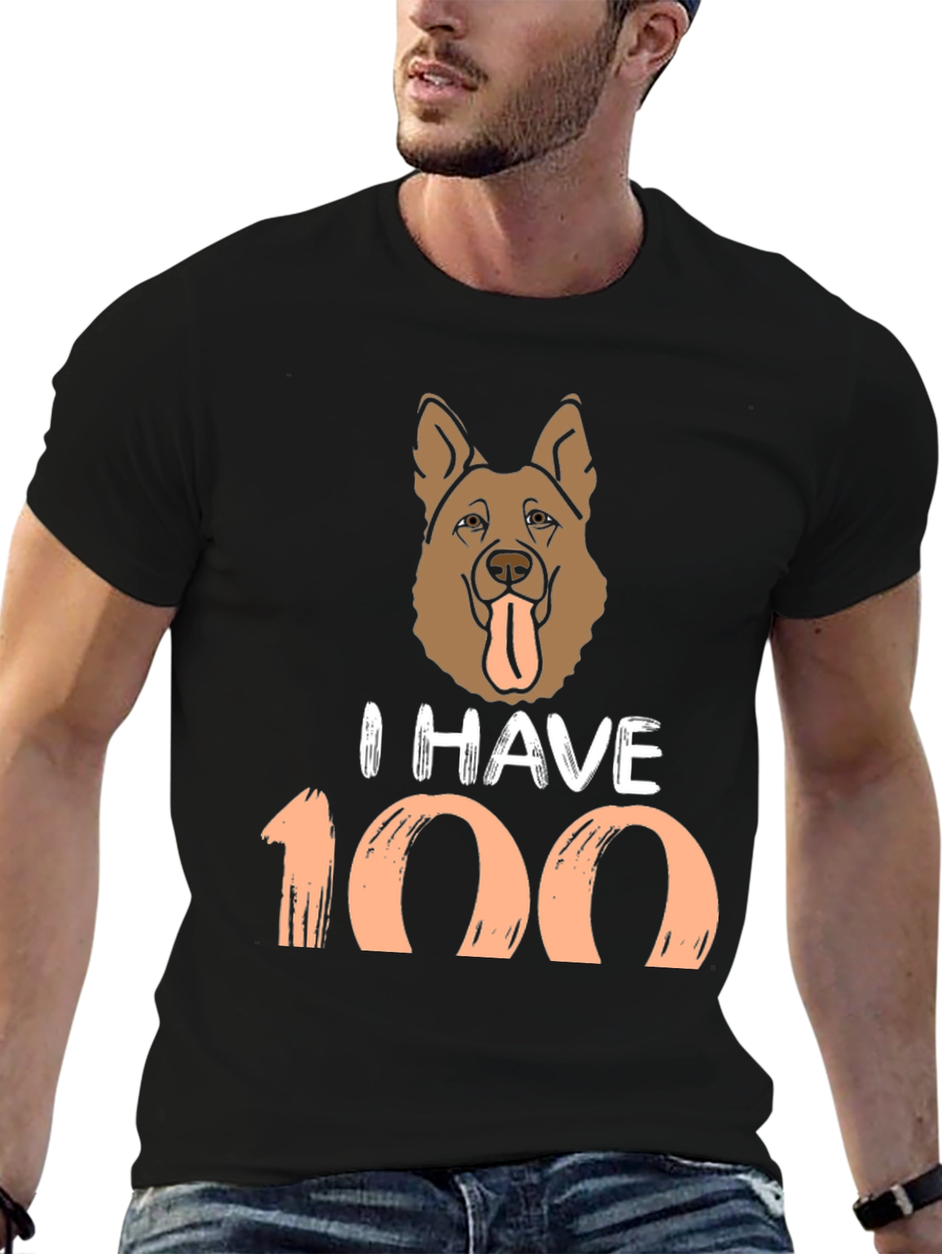 Dog Lover T-Shirt - I Have 100 German Shepherds Graphic Tee