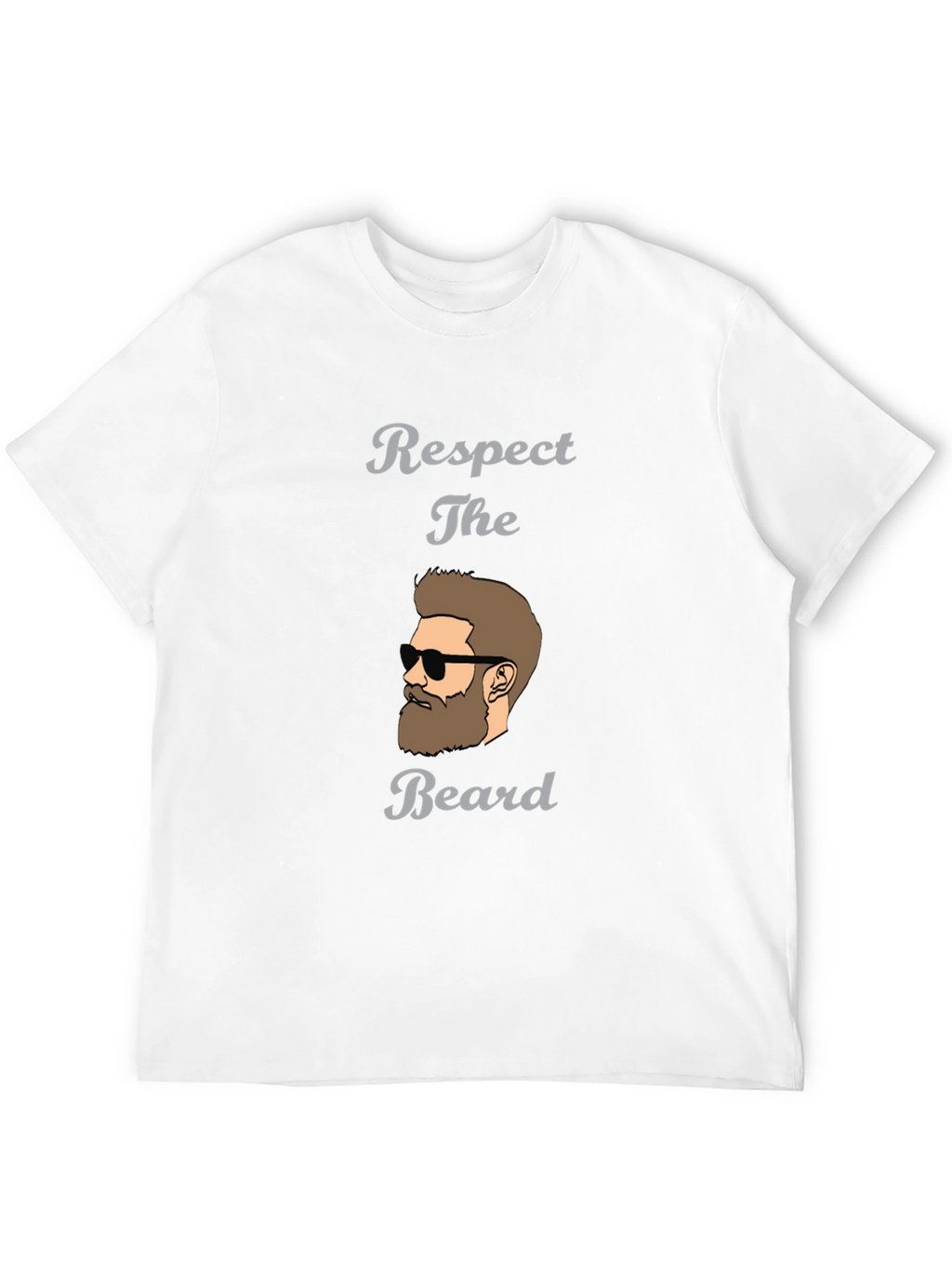 Respect The Beard Graphic Tee - Stylish Mens Shirt
