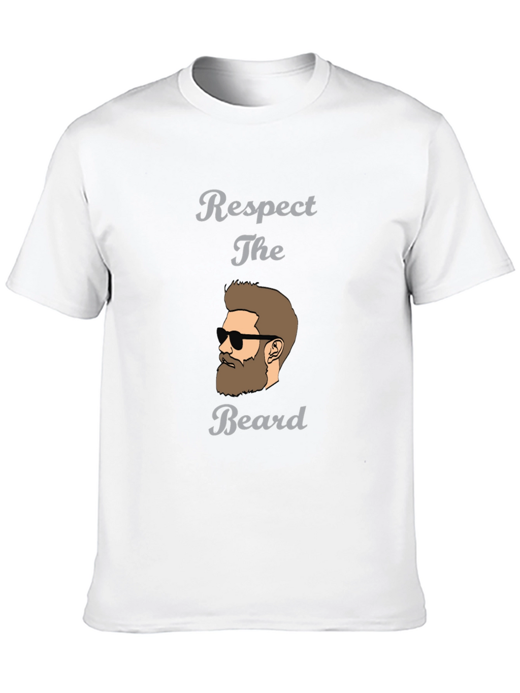 Respect The Beard Graphic Tee - Stylish Mens Shirt