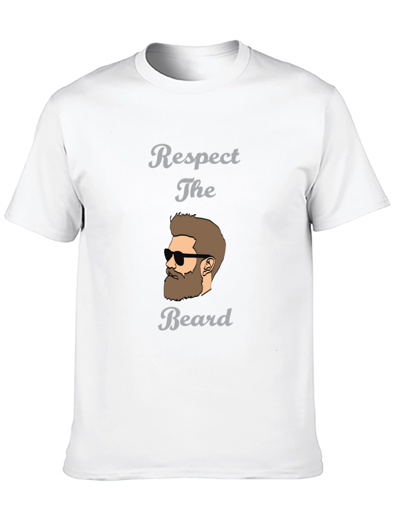 Respect The Beard Graphic Tee - Stylish Mens Shirt