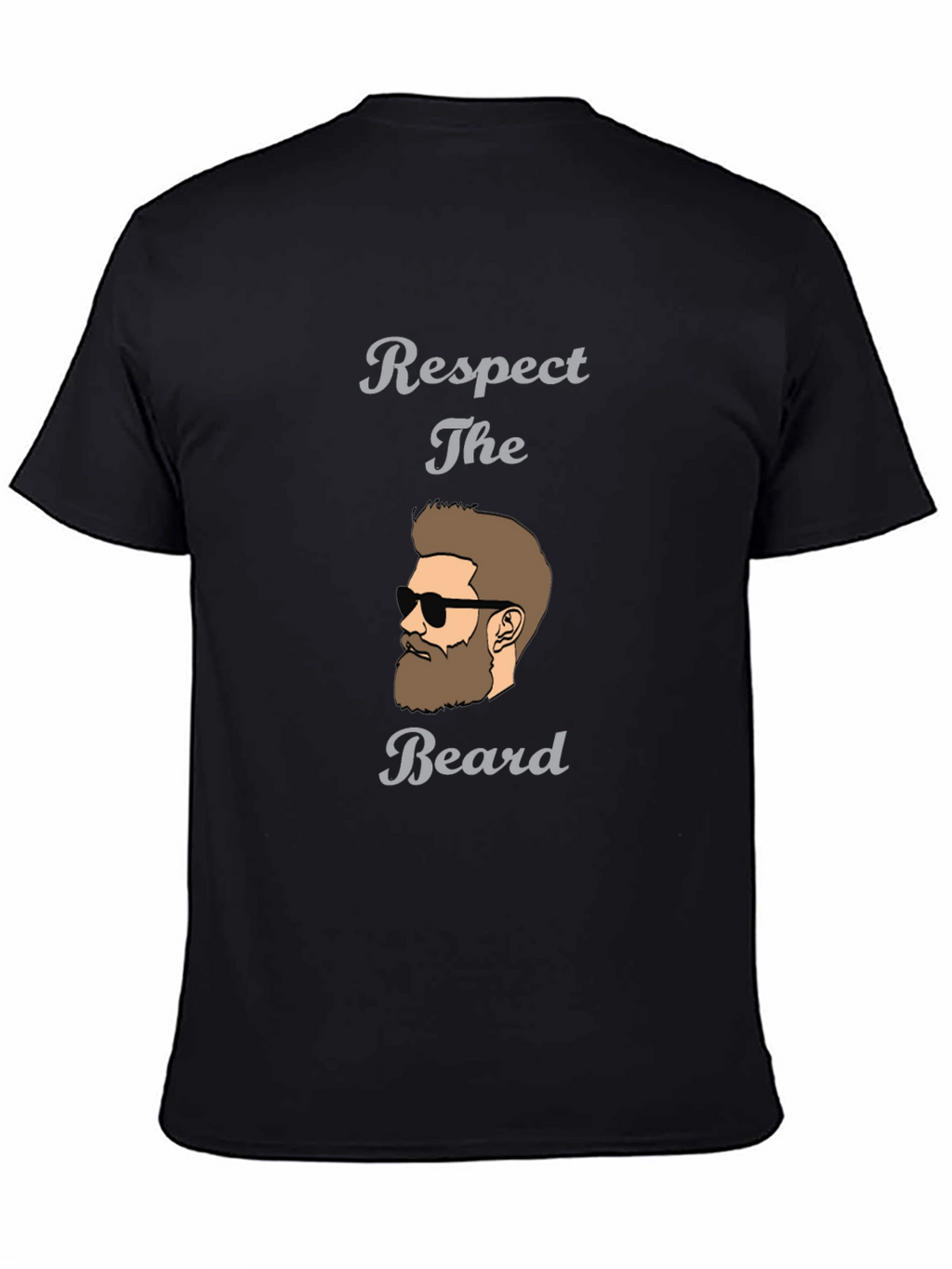 Respect The Beard Graphic Tee - Stylish Mens Shirt