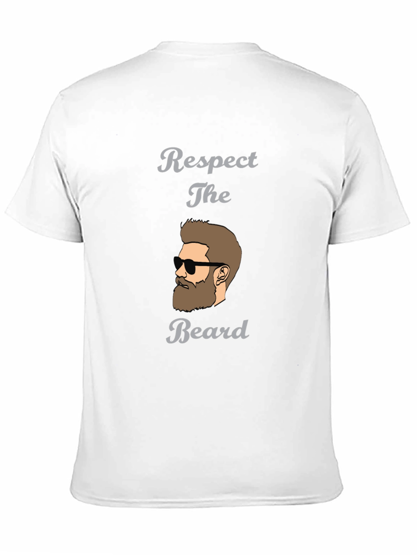 Respect The Beard Graphic Tee - Stylish Mens Shirt