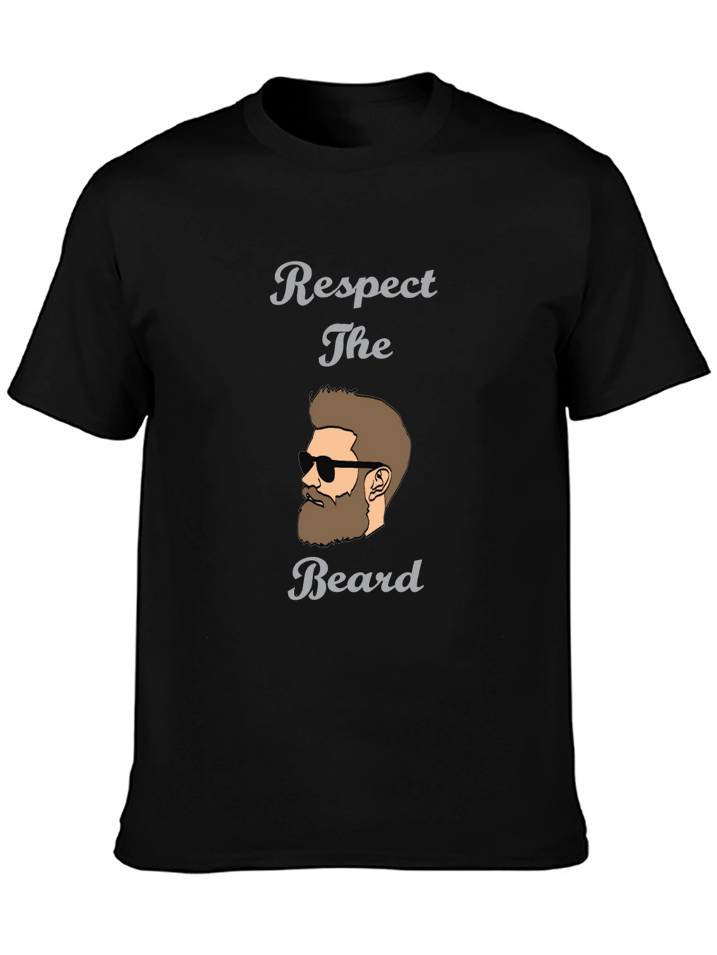 Respect The Beard Graphic Tee - Stylish Mens Shirt