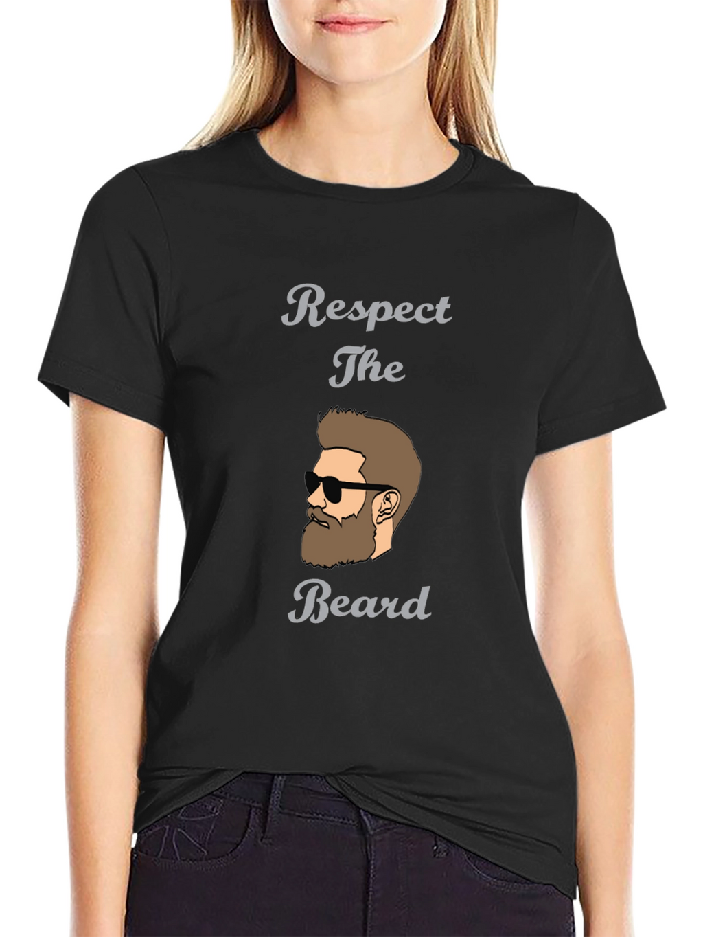 Respect The Beard Graphic Tee - Stylish Mens Shirt