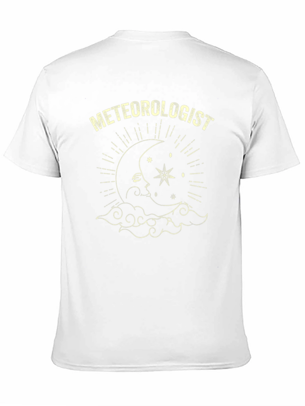 Meteorologist Moon & Stars Graphic T-Shirt