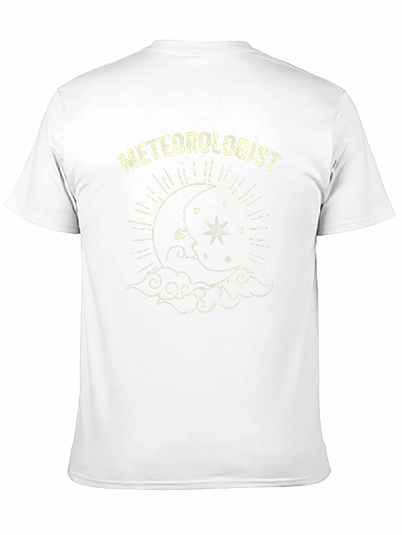 Meteorologist Moon & Stars Graphic T-Shirt