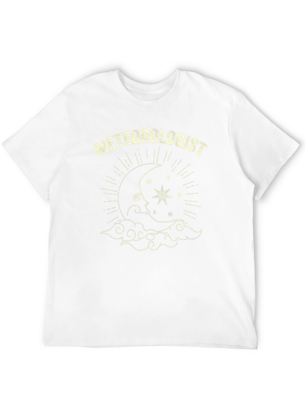 Meteorologist Moon & Stars Graphic T-Shirt