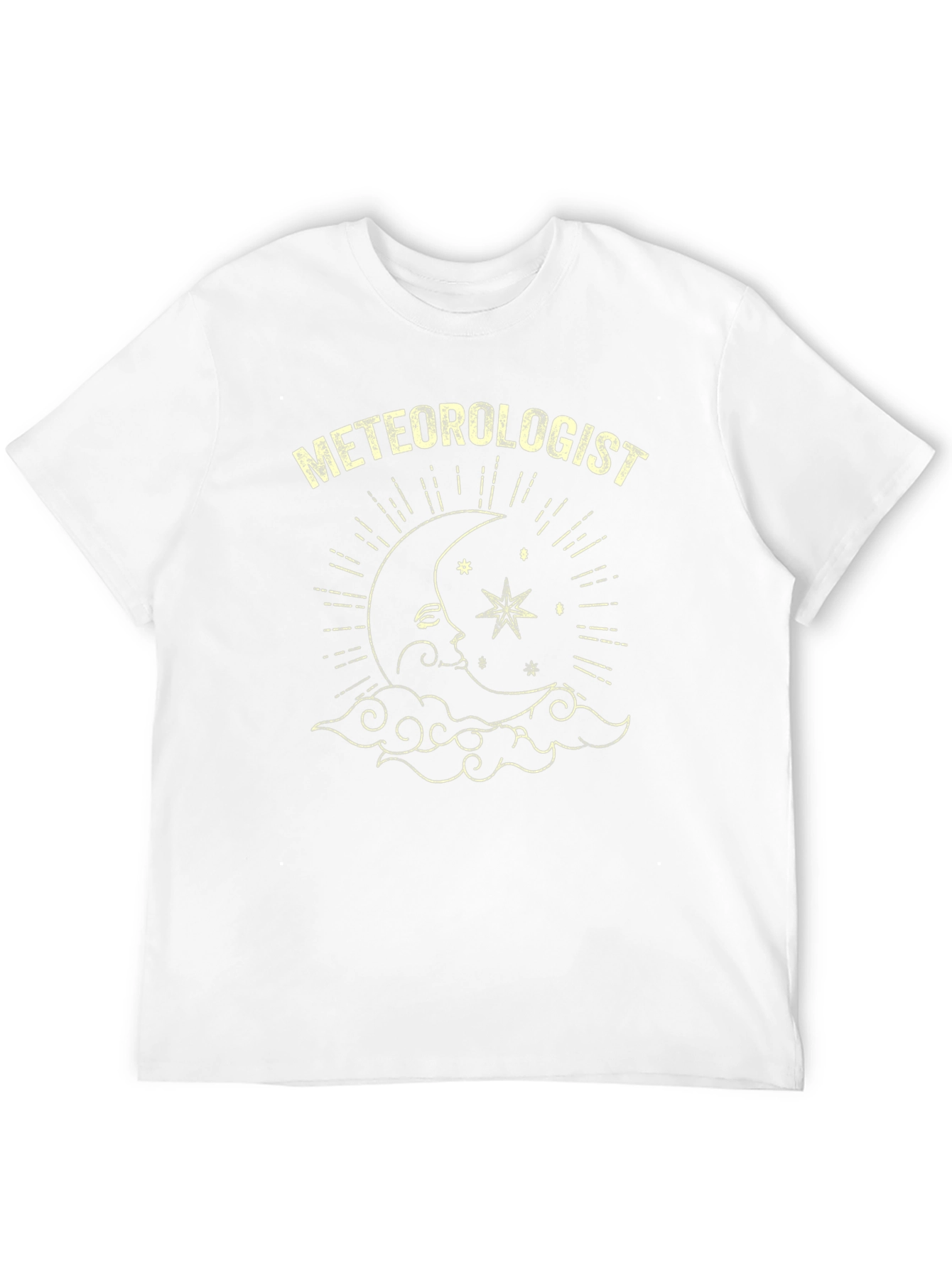Meteorologist Moon & Stars Graphic T-Shirt