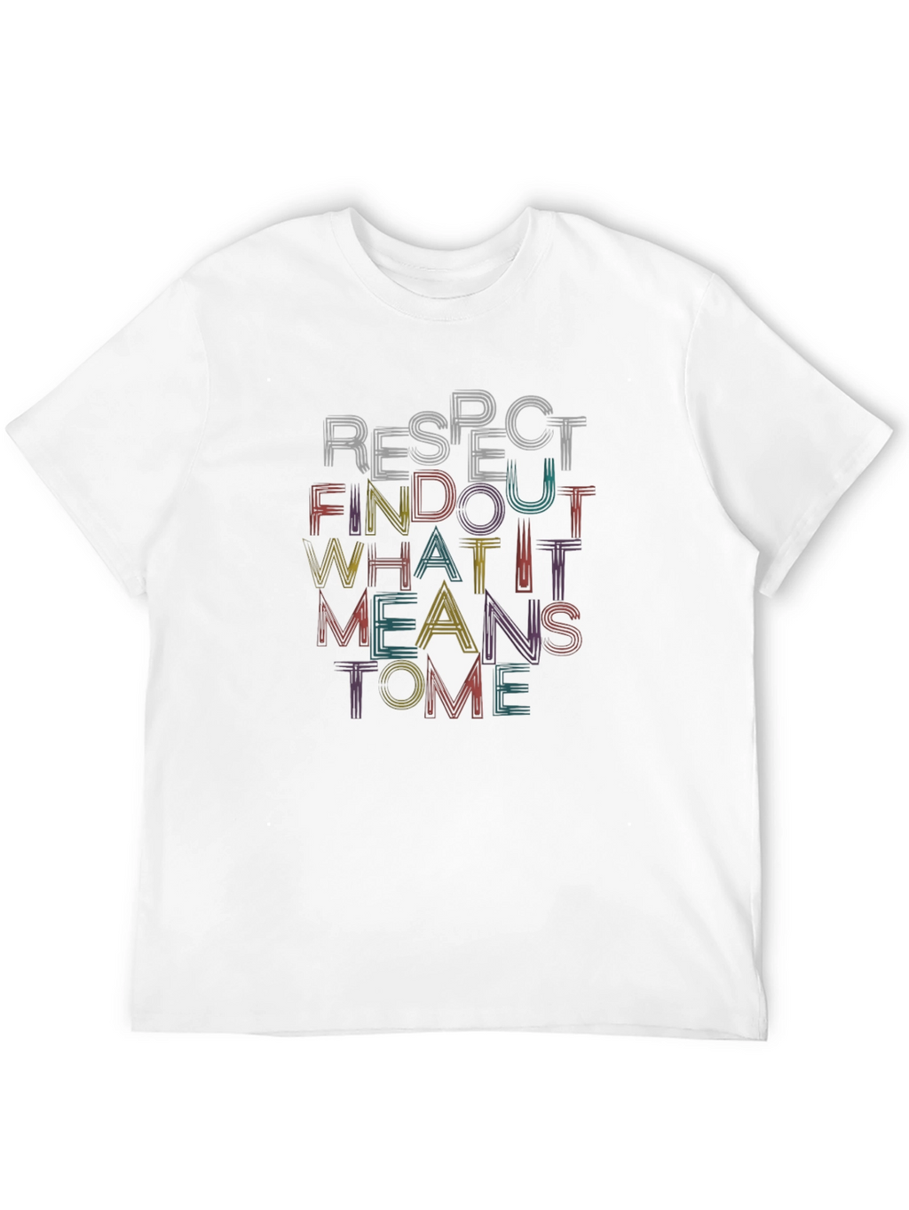 Respect Find Out Black Graphic T-Shirt