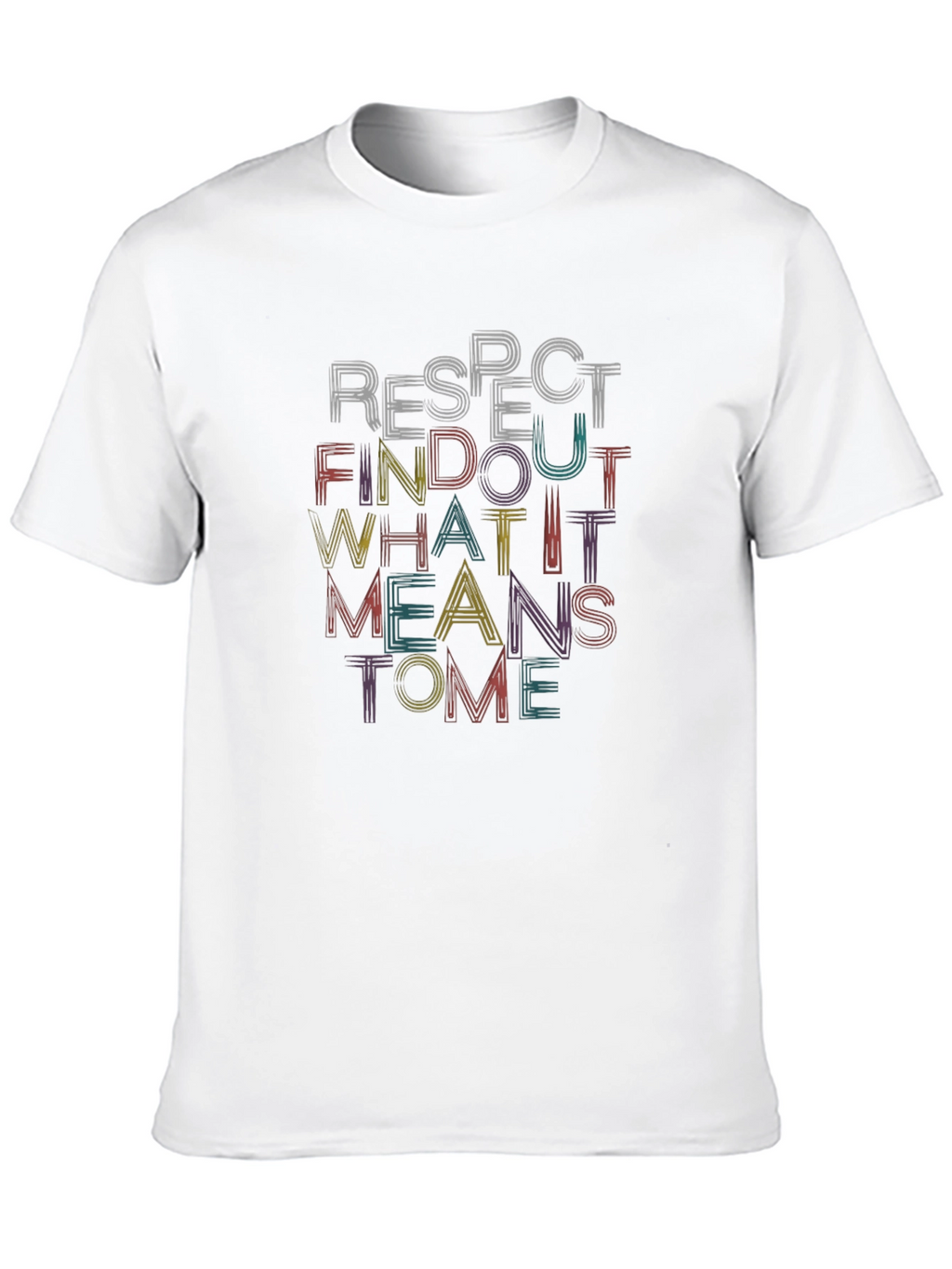 Respect Find Out Black Graphic T-Shirt