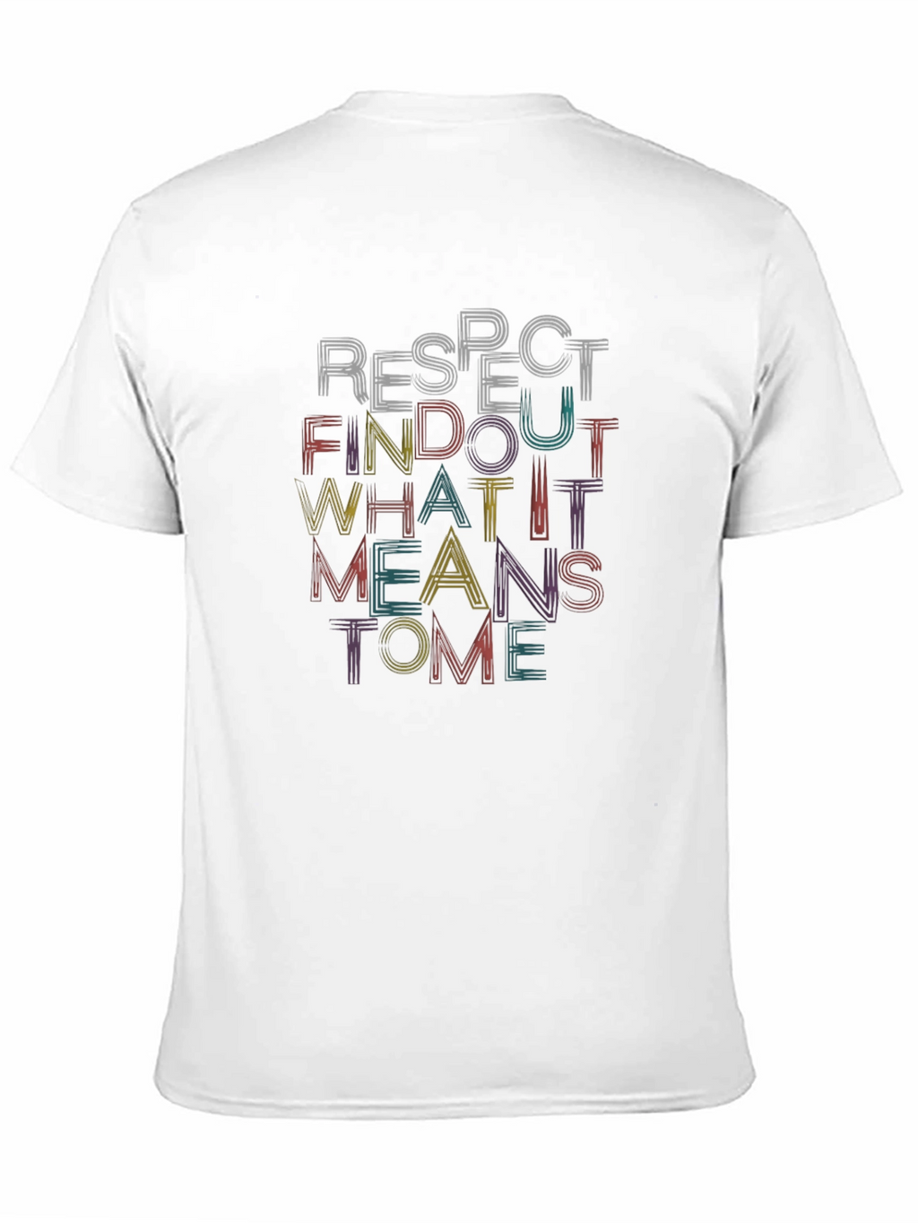 Respect Find Out Black Graphic T-Shirt