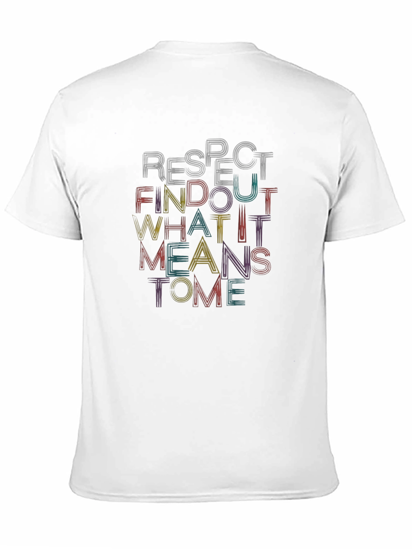 Respect Find Out Black Graphic T-Shirt
