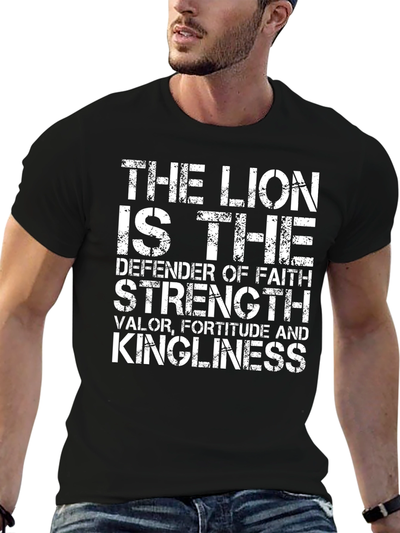 The Lion T-Shirt - Defender of Faith Strength