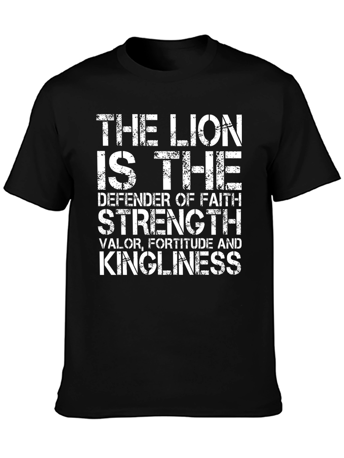The Lion T-Shirt - Defender of Faith Strength