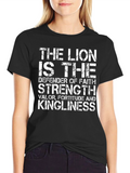 The Lion T-Shirt - Defender of Faith Strength