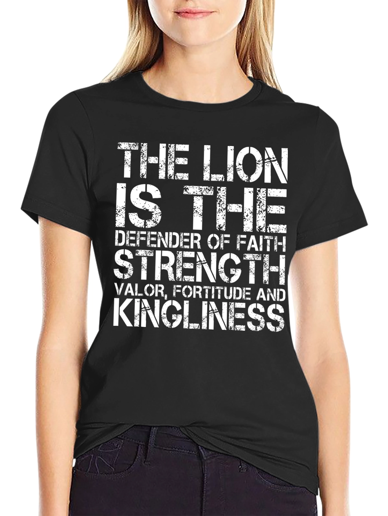 The Lion T-Shirt - Defender of Faith Strength