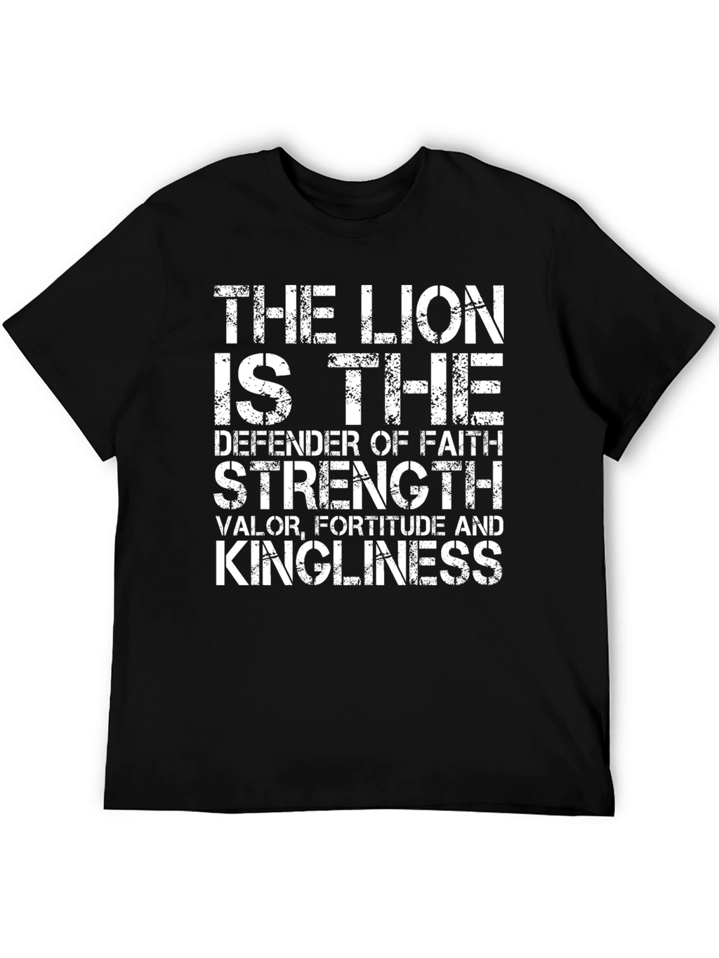 The Lion T-Shirt - Defender of Faith Strength