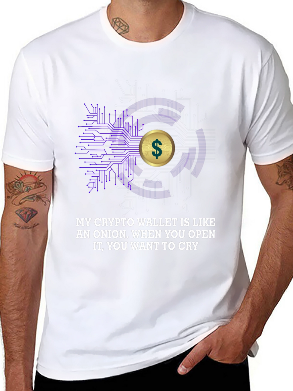 Crypto Wallet Onion T-Shirt