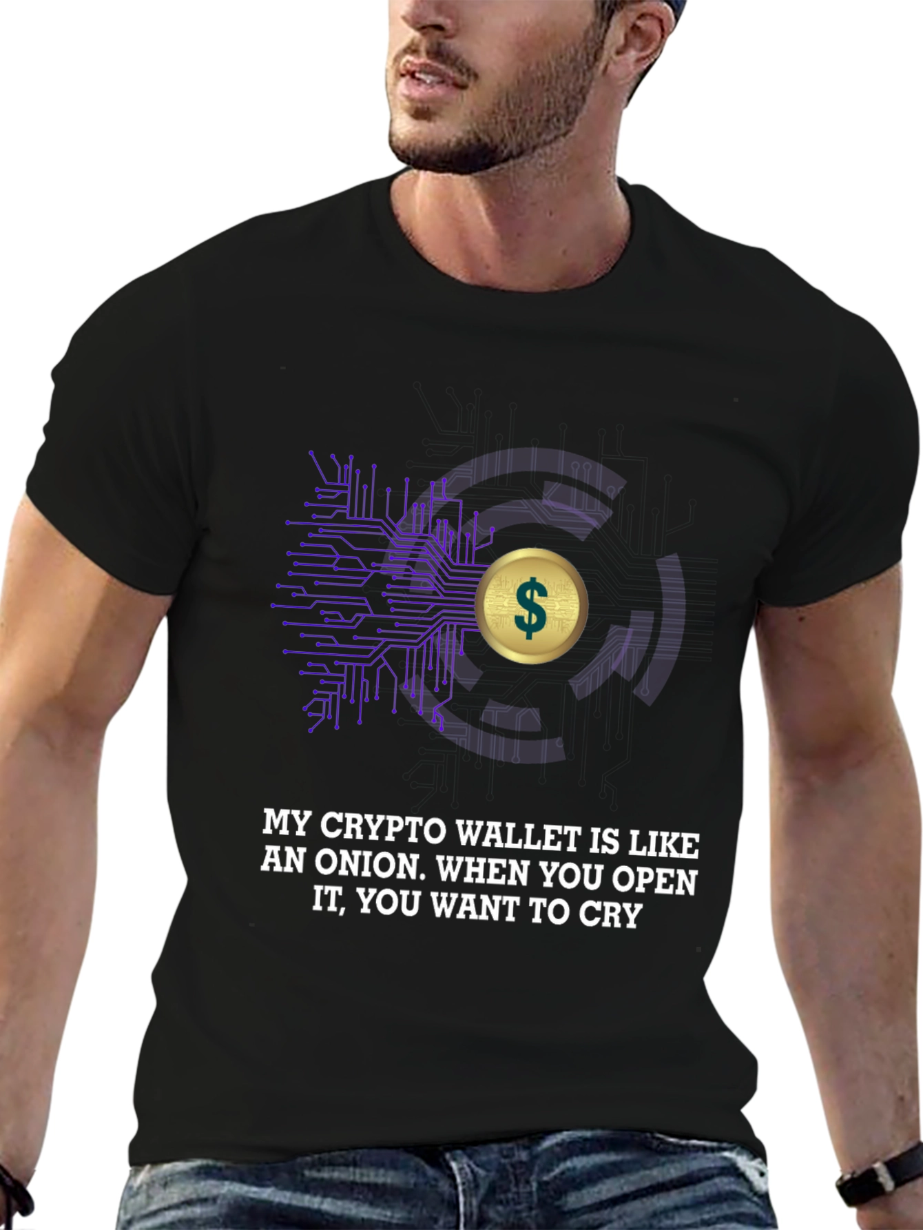 Crypto Wallet Onion T-Shirt
