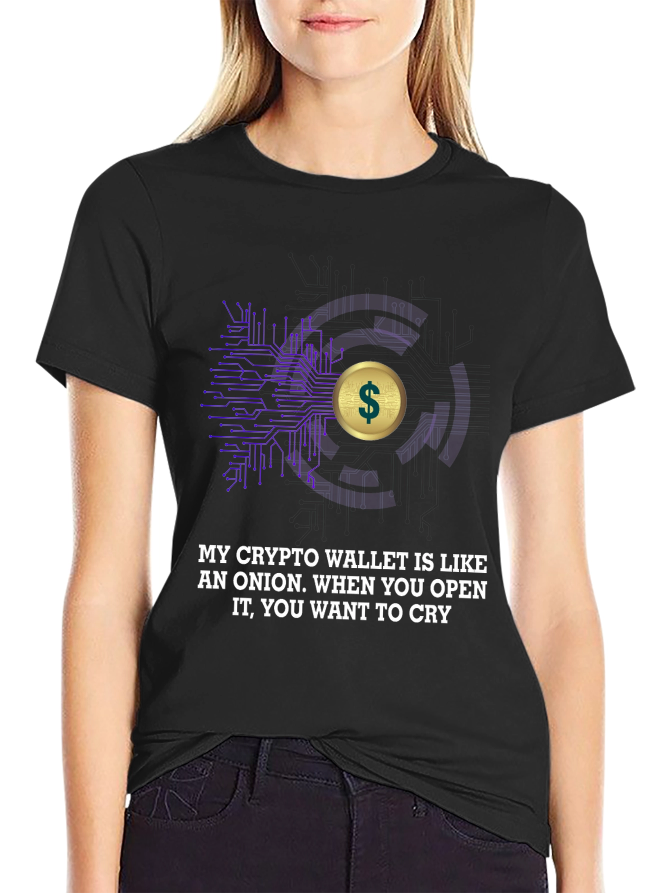 Crypto Wallet Onion T-Shirt