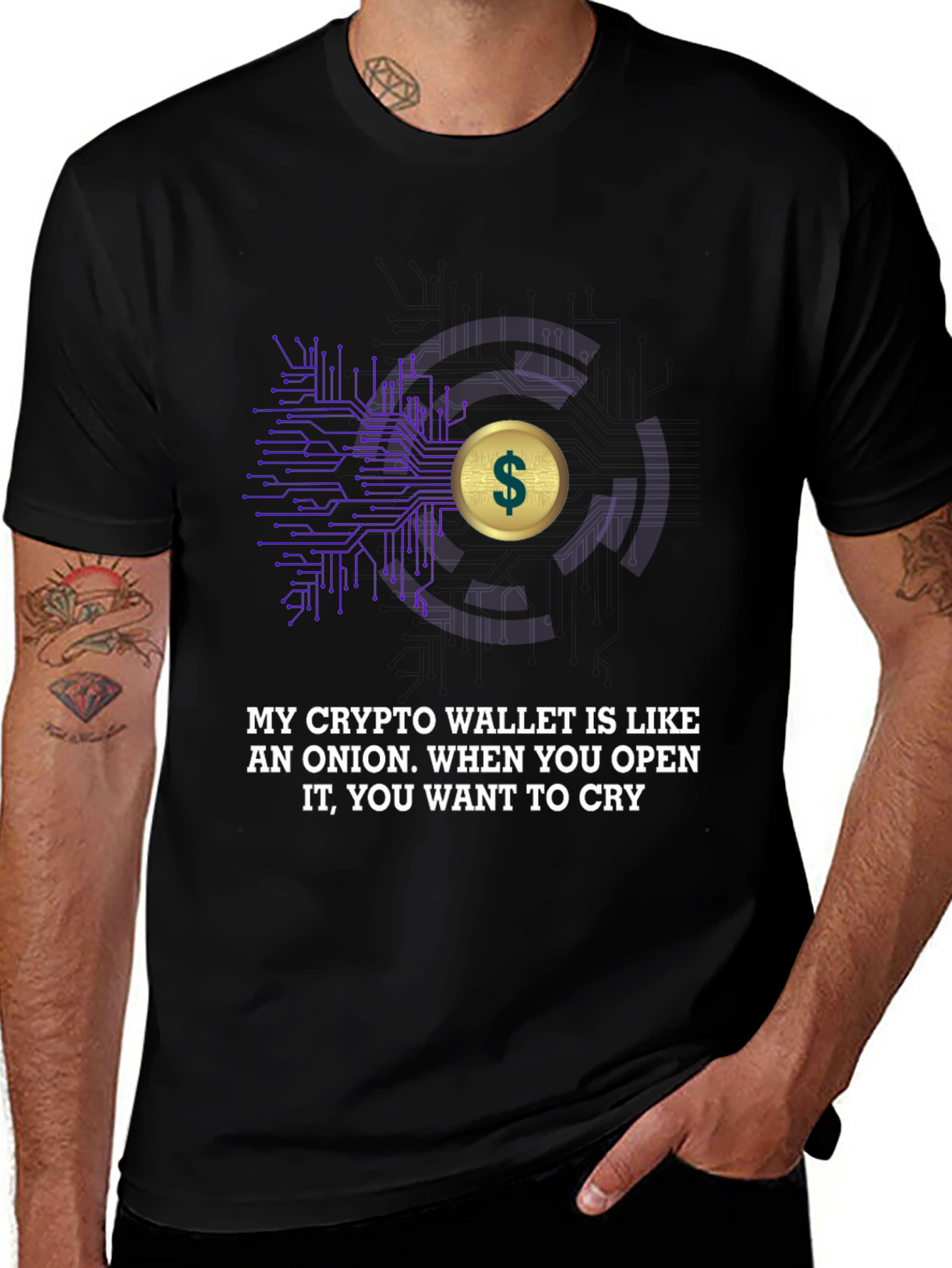 Crypto Wallet Onion T-Shirt