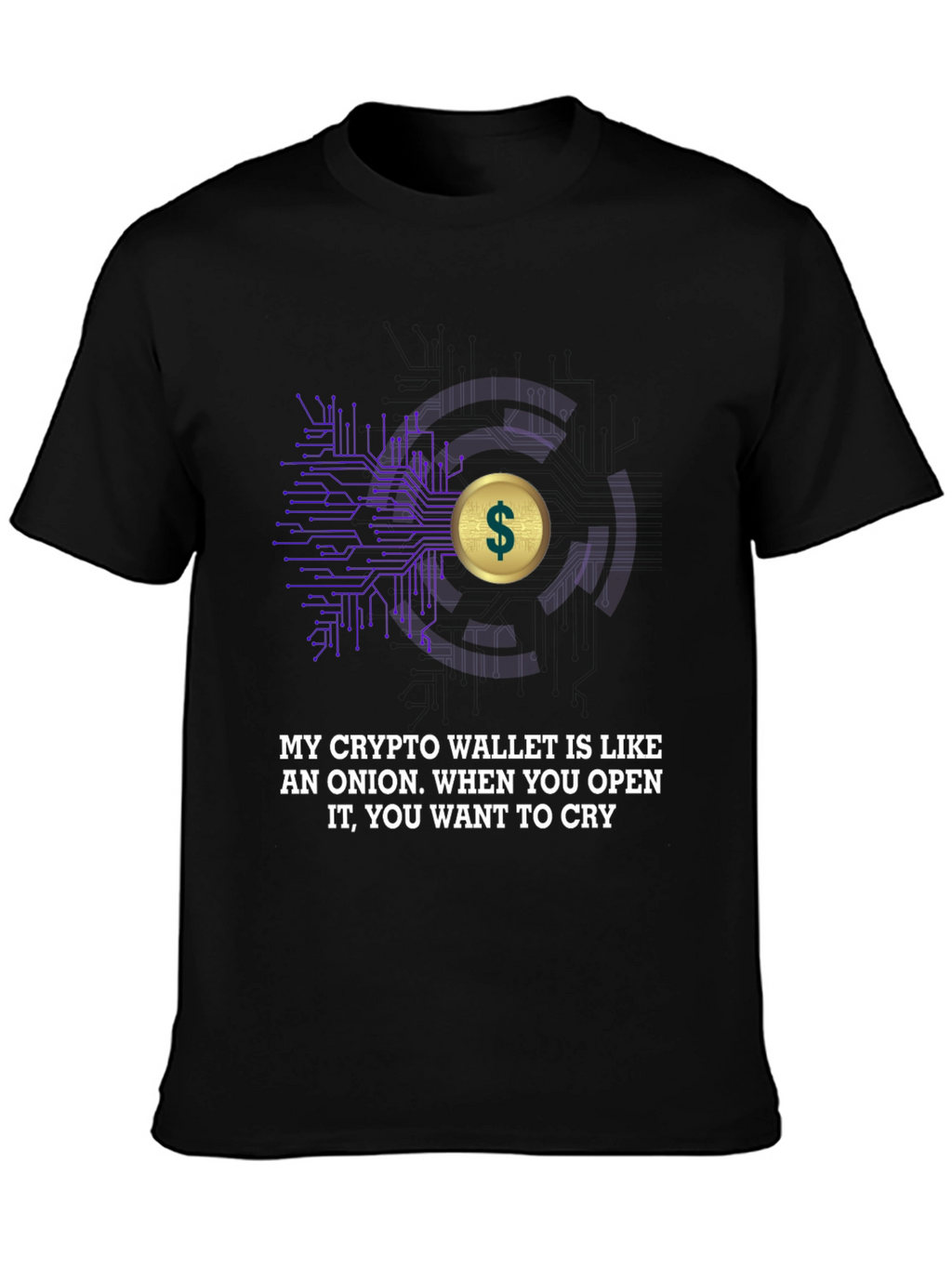 Crypto Wallet Onion T-Shirt