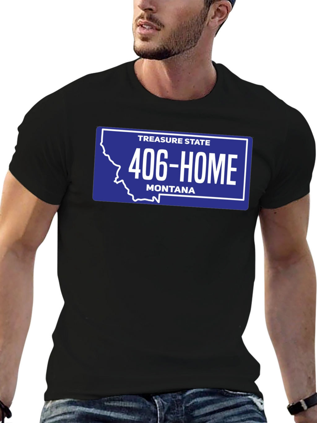 Montana State License Plate T-Shirt