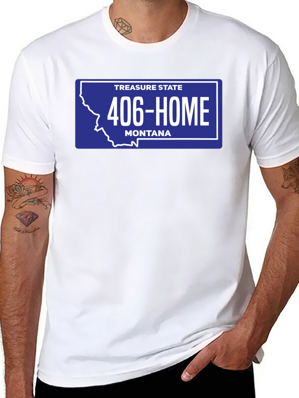 Montana State License Plate T-Shirt