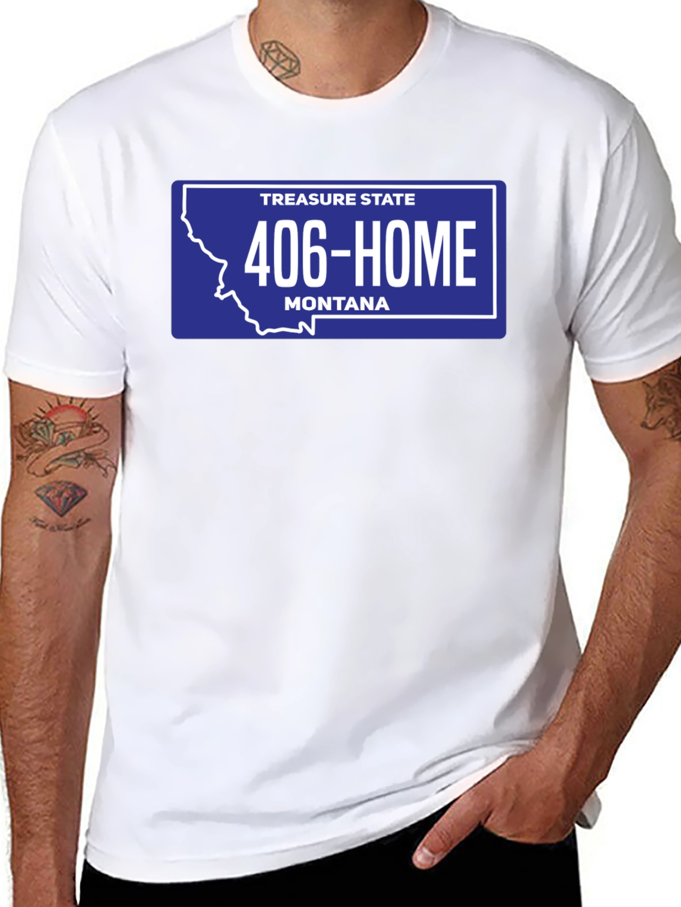 Montana State License Plate T-Shirt