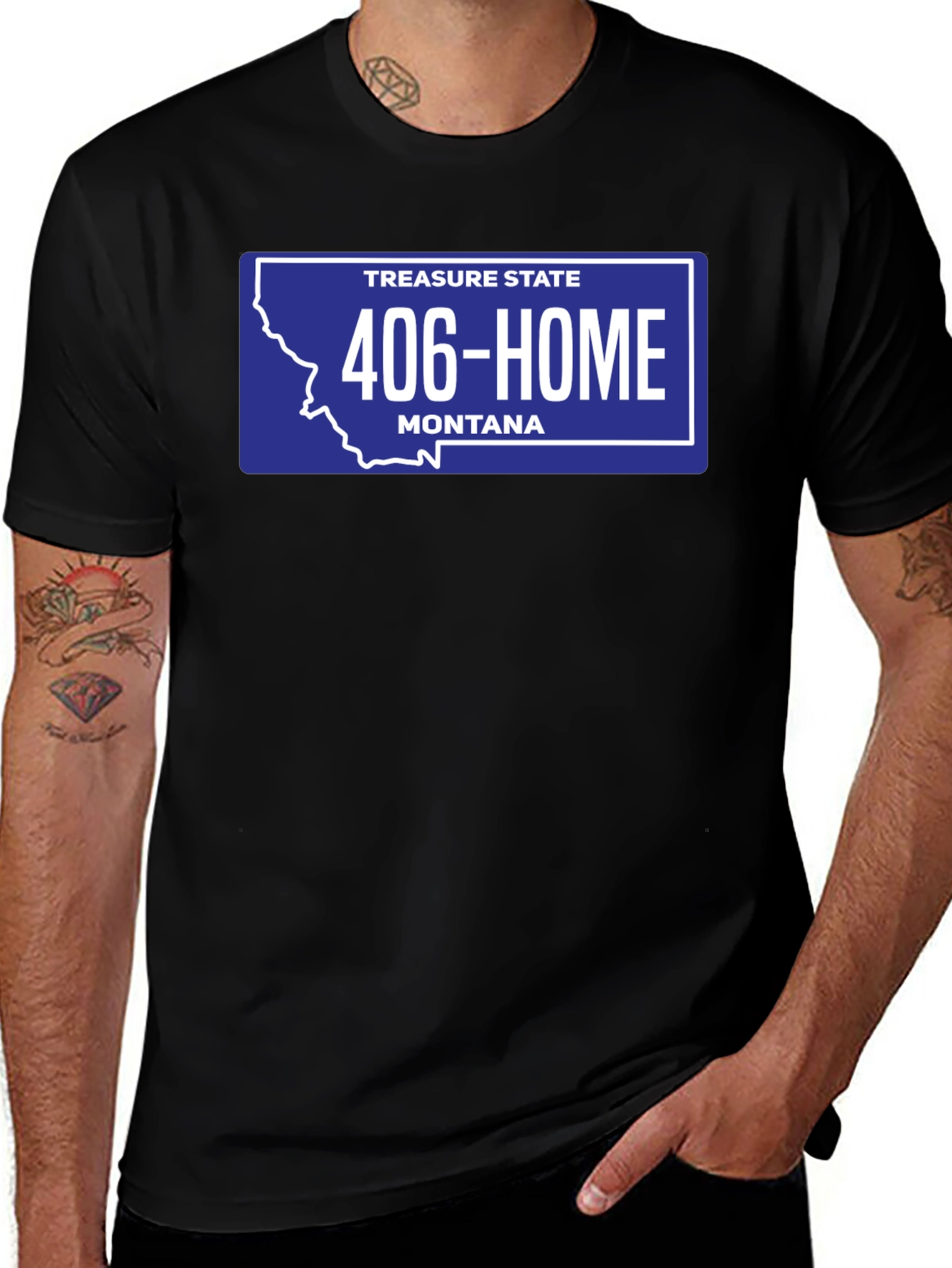 Montana State License Plate T-Shirt
