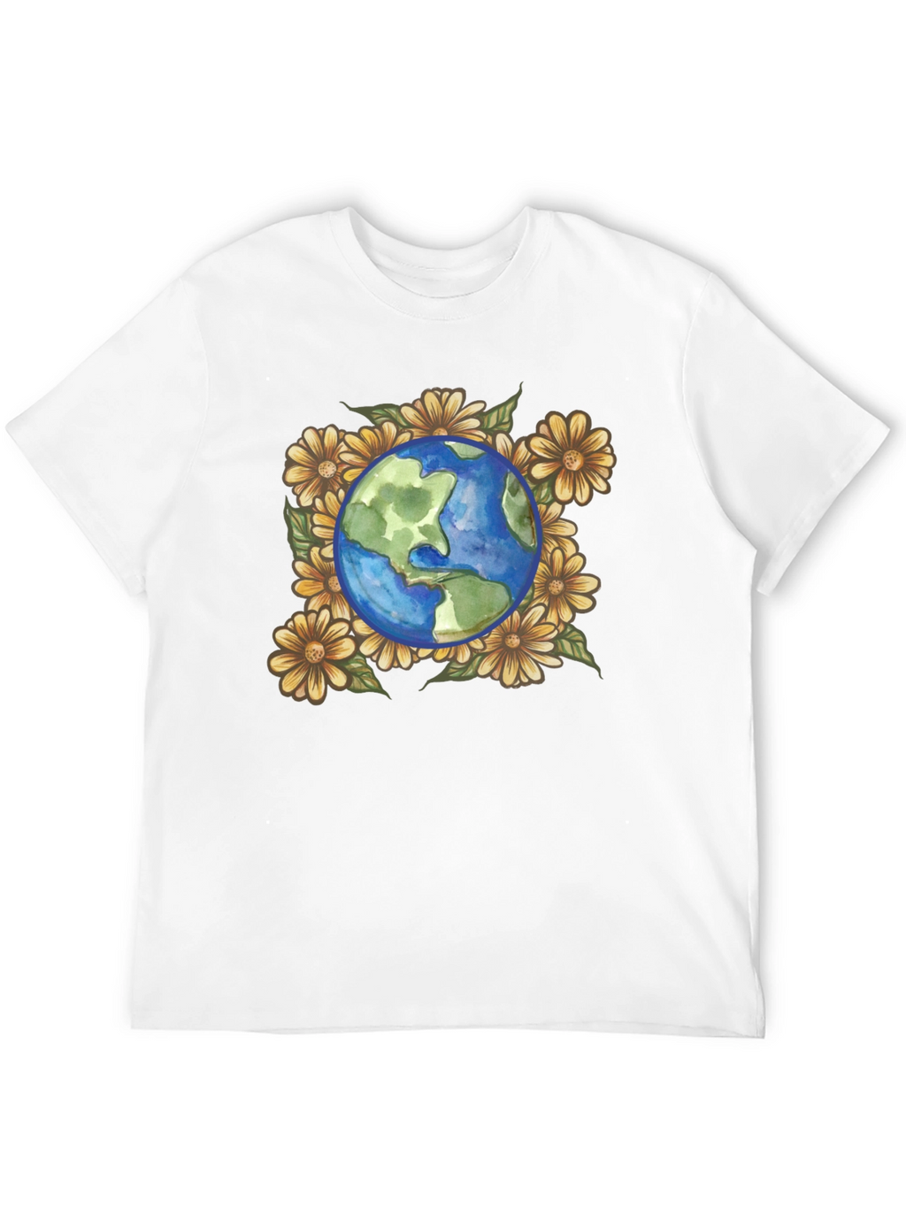 Earth & Flowers Graphic Tee
