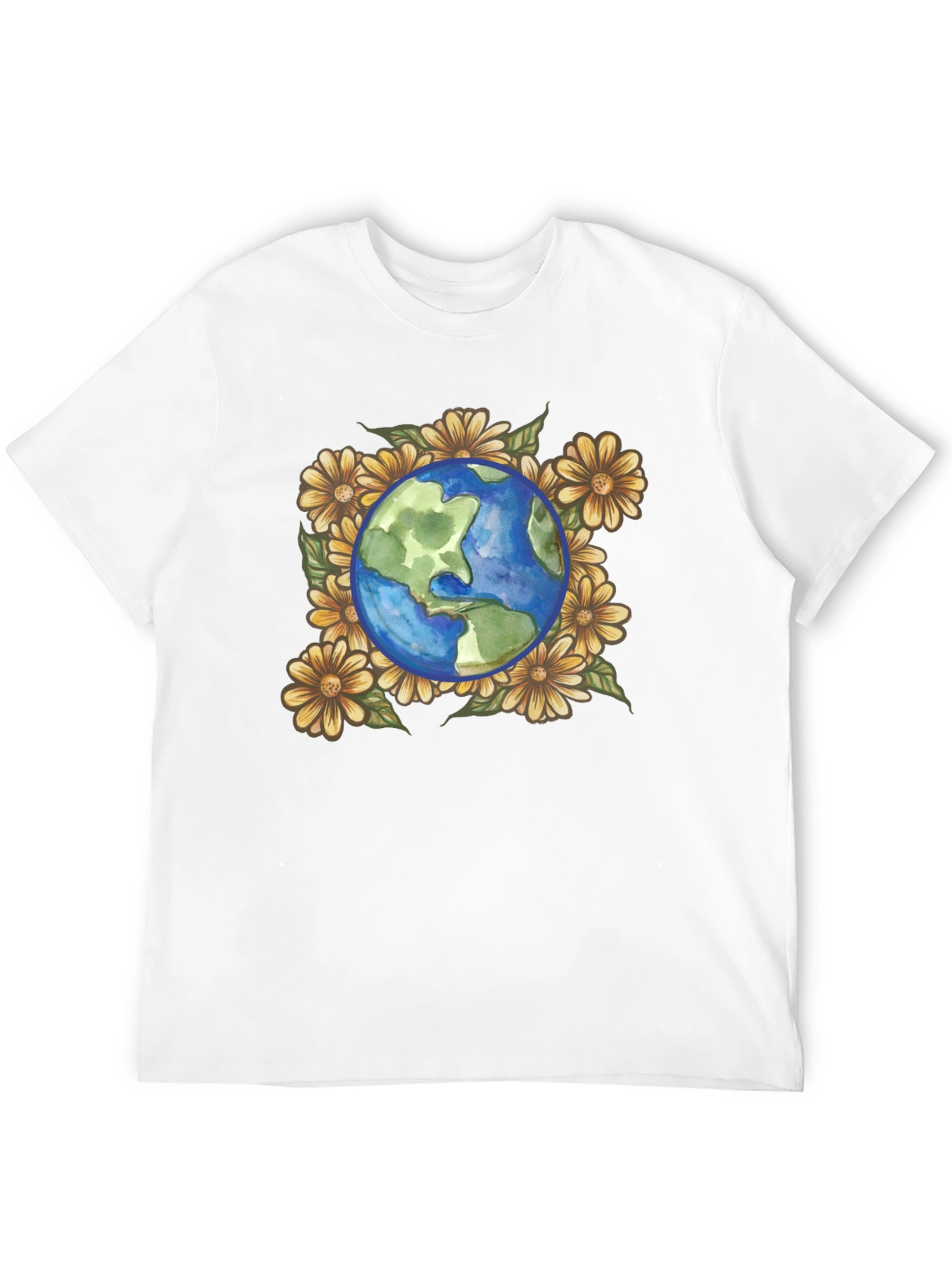 Earth & Flowers Graphic Tee