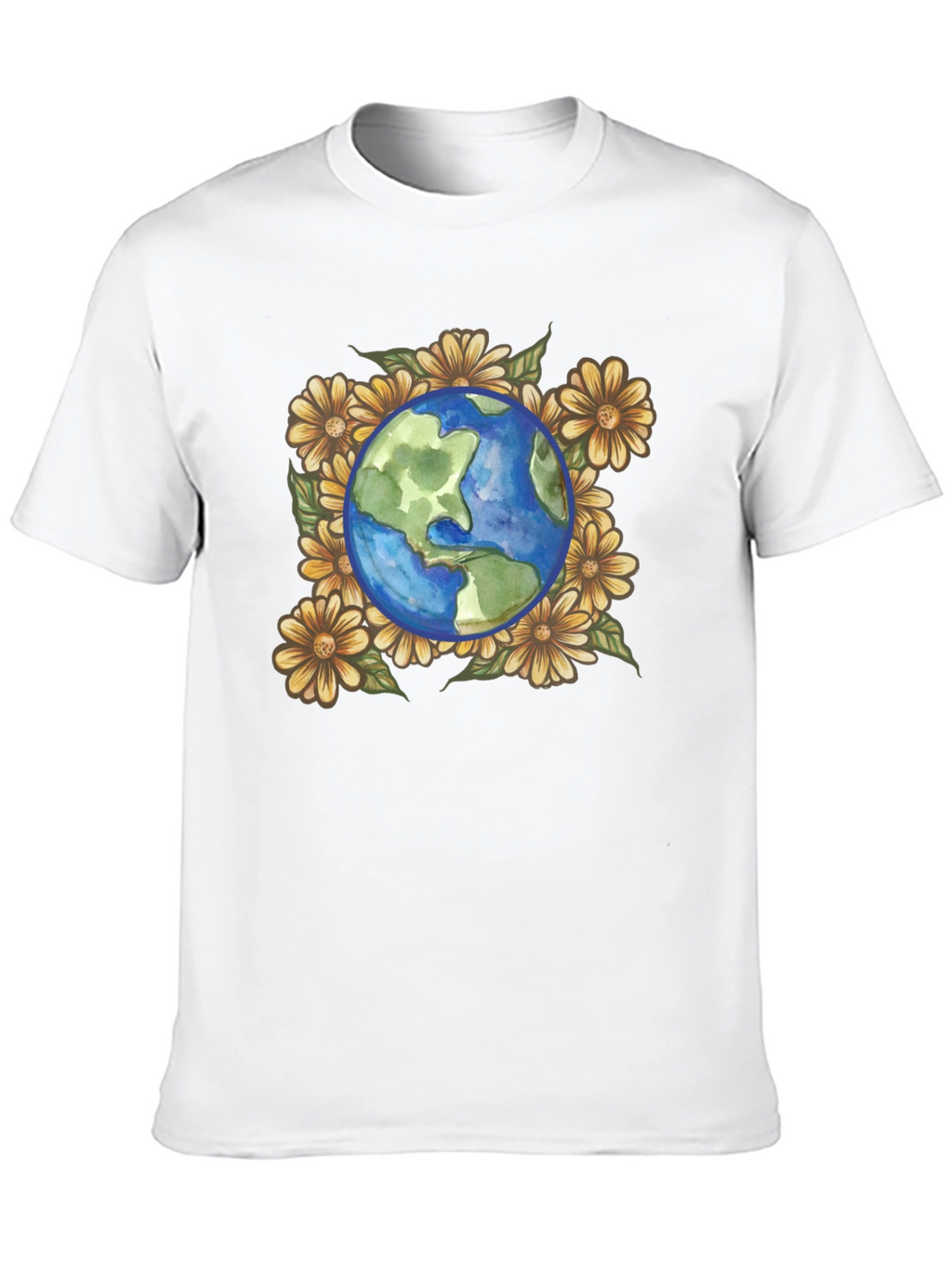 Earth & Flowers Graphic Tee