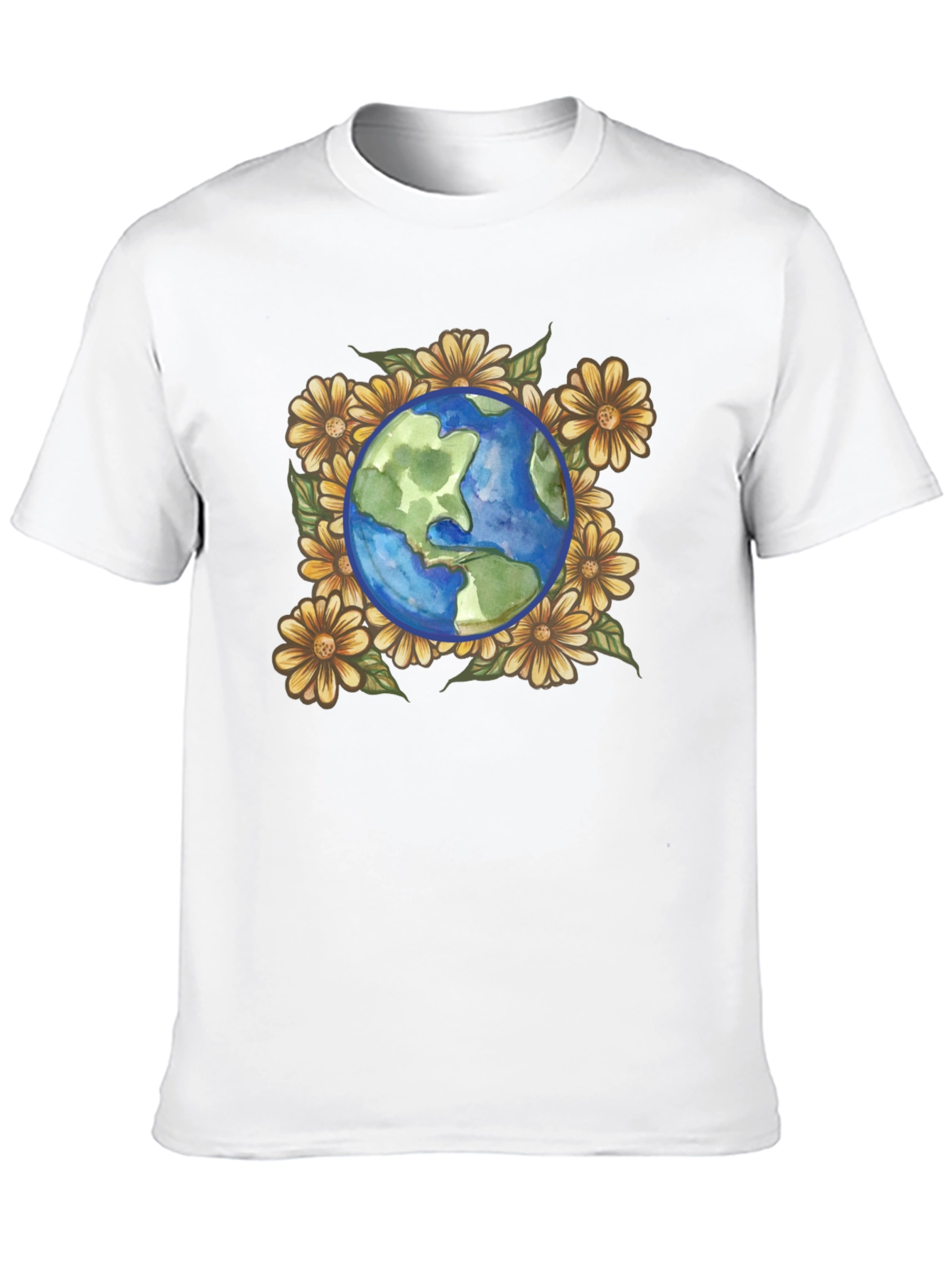 Earth & Flowers Graphic Tee