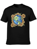 Earth & Flowers Graphic Tee