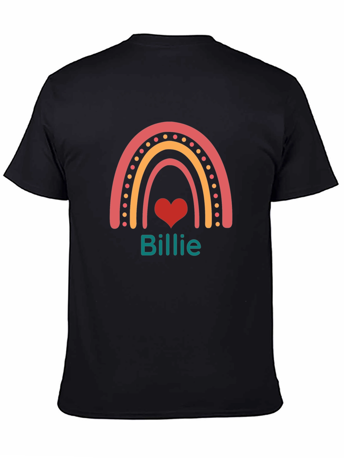 Rainbow Billie T-Shirt - Personalized Fun Style
