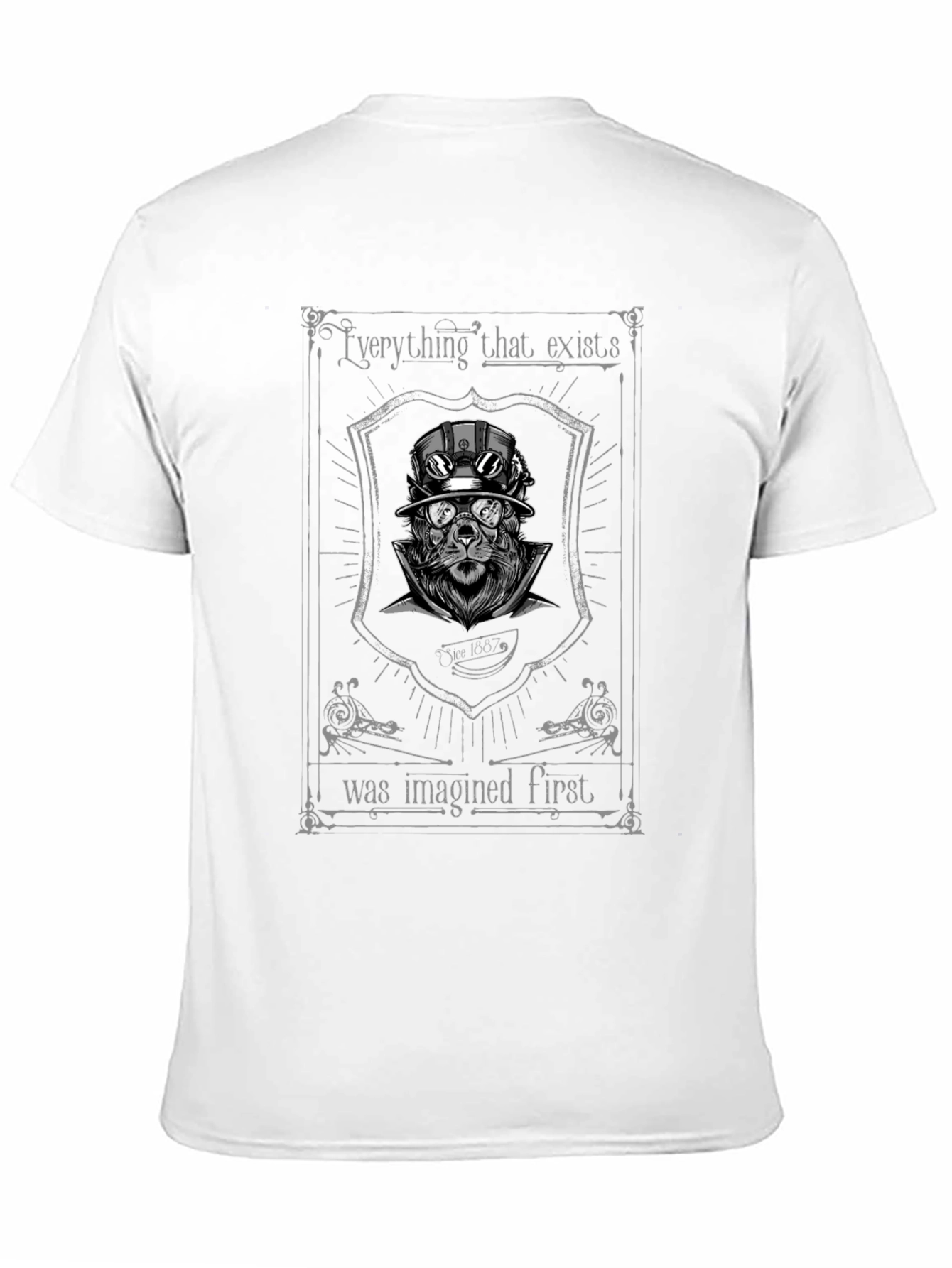 Steampunk Lion Graphic T-Shirt