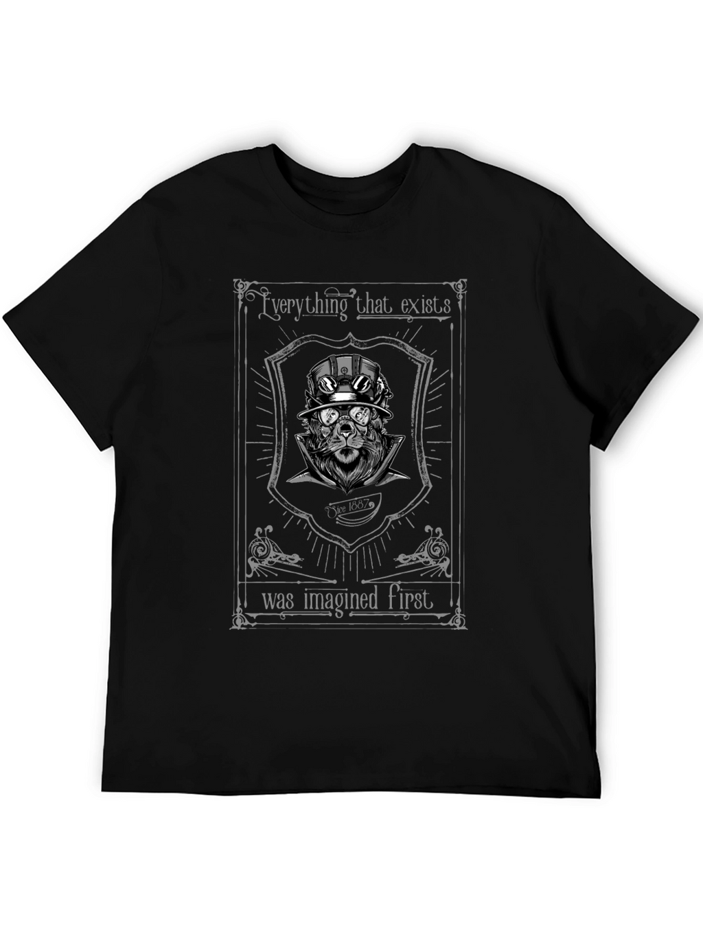 Steampunk Lion Graphic T-Shirt