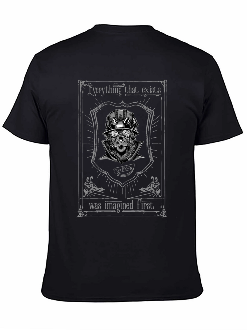 Steampunk Lion Graphic T-Shirt