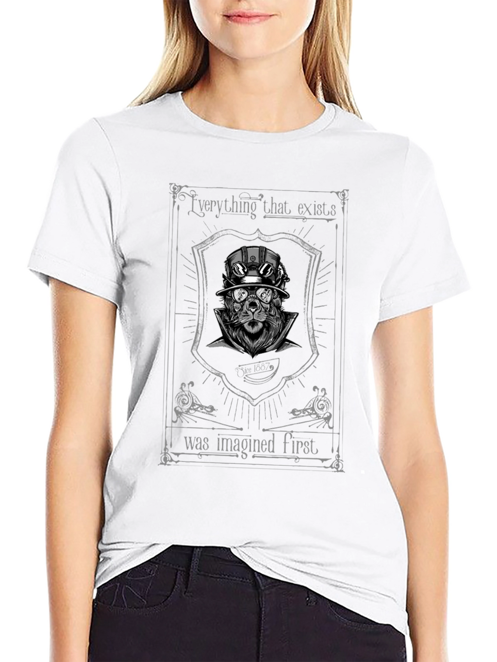 Steampunk Lion Graphic T-Shirt
