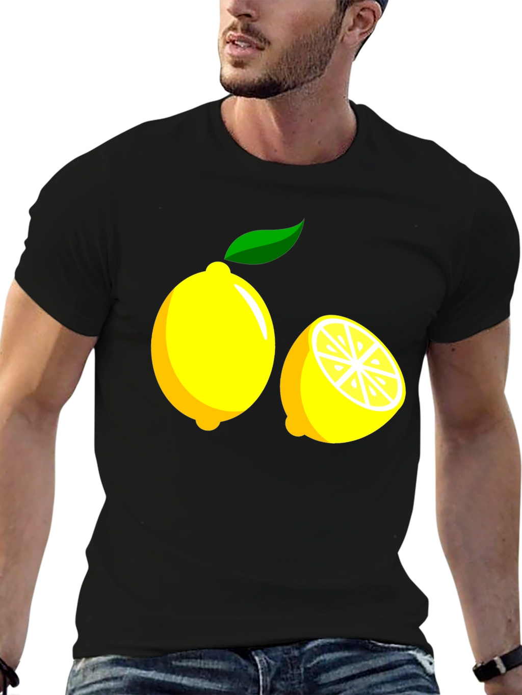 Lemon Graphic Tee - Stylish Summer T-Shirt